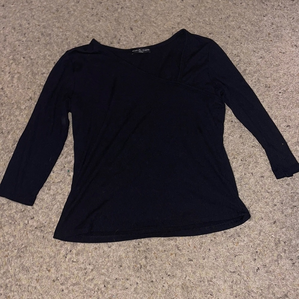 Black Kim and Cami Half sleeve shirt.